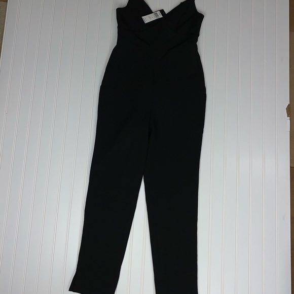 BCBGMaxazria Cut Out Back Jumpsuit M NWT - Picture 4 of 15